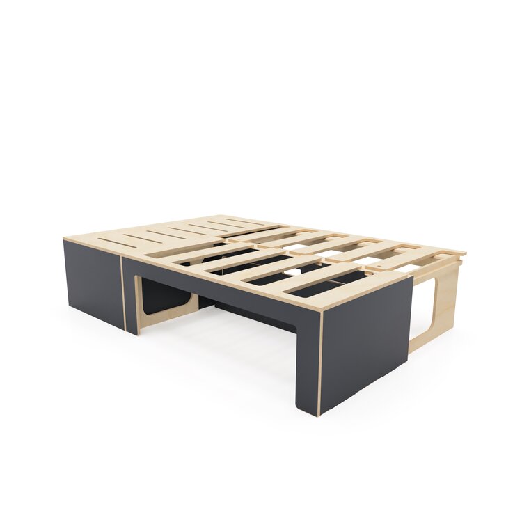Low Height Laminated L Shaped Universal Bed